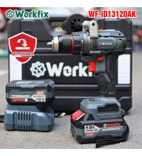 {ANTI-KICKBACK} Máy Khoan Pin 3 Chức Năng 13mm Workfix WF-ID120AK